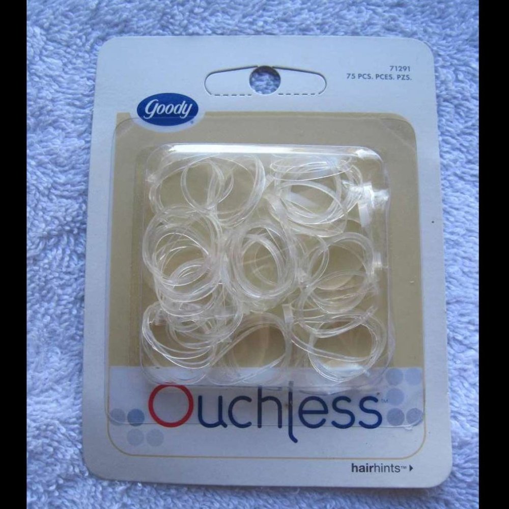 75 Goody Clear Poly Bands Ouchless Elastics Ponytailer Hair Bands 2006 Formula